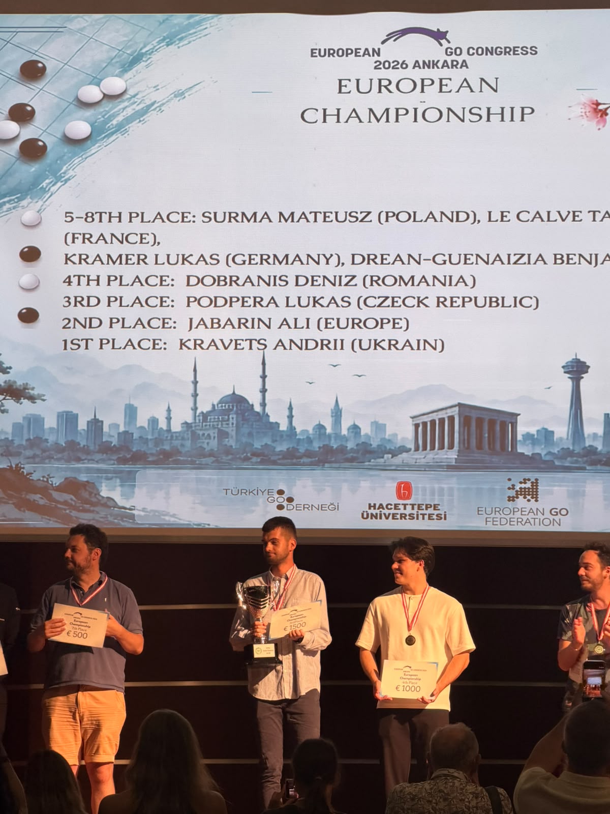 Denis Dobranis la European Go Championship 2026