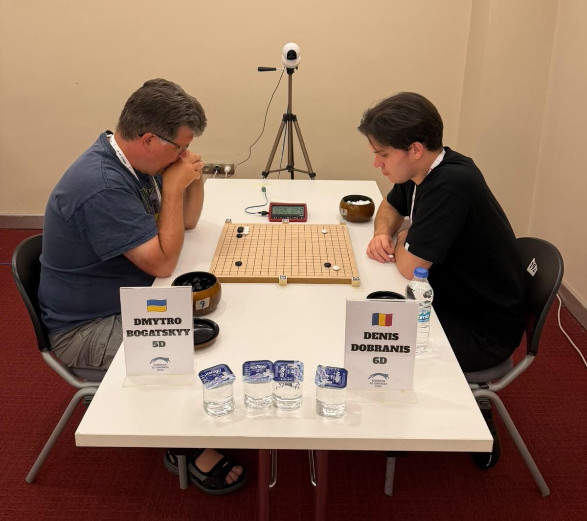 Denis si Dmytro la Europenele de Go Turcia 2026